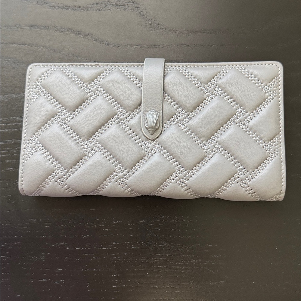 Kurt Geiger Quilted Gray Wallet